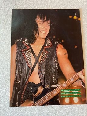 Motley Crue Nikki Sixx pinup